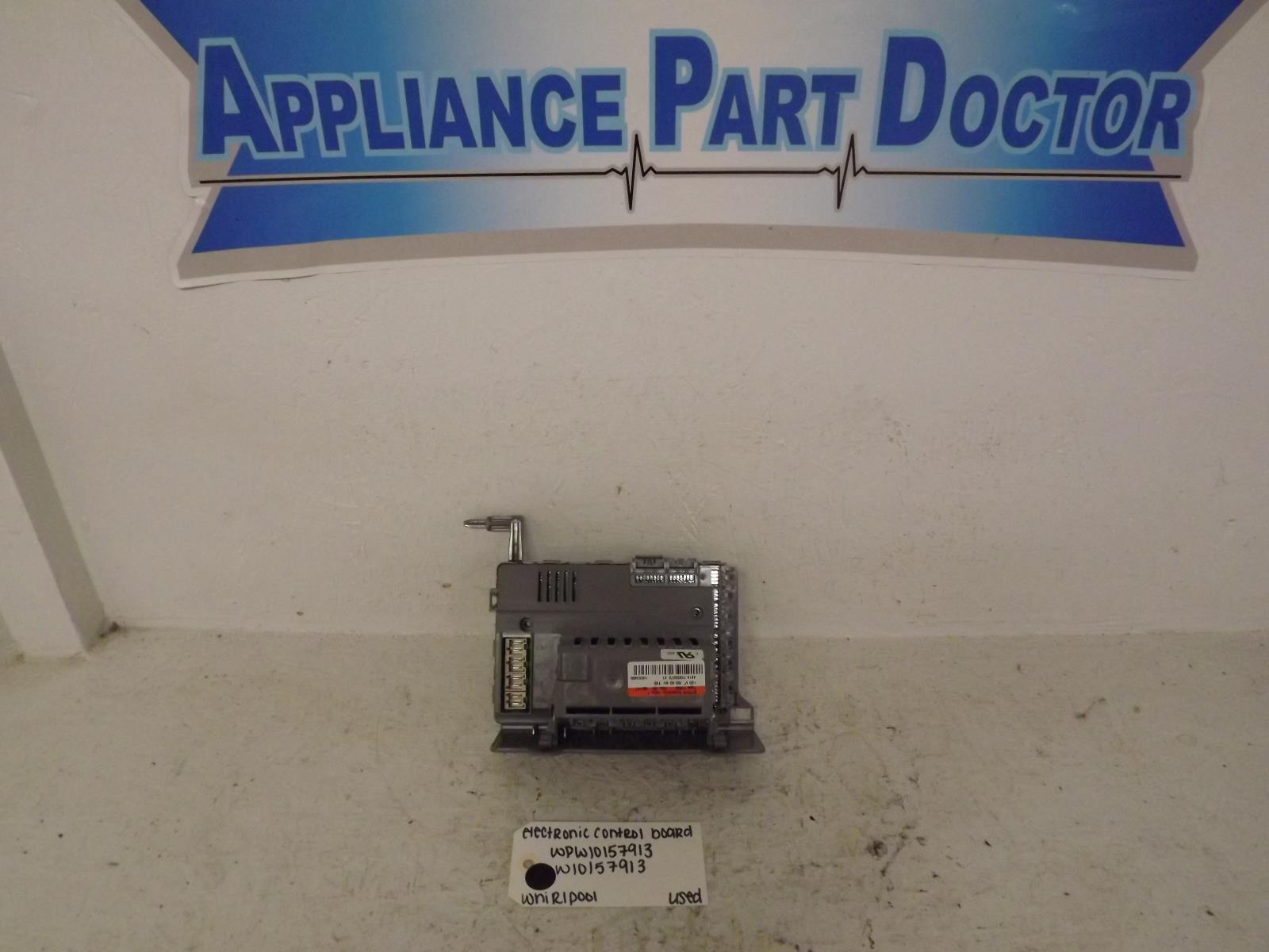 Whirlpool Washer WPW10157913 W10157913 Electronic Control Board Used Whirlpool Washer WPW10157913 W10157913 Electronic Control Board Used